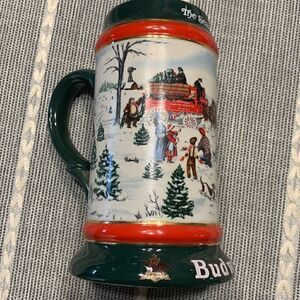 BEER STEIN, Budweiser, Seasons Beat, 1991 collectors series